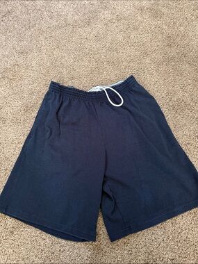Champion Navy Athletic Drawstring Shorts